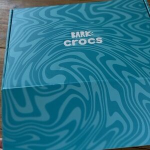 Bark Crocs Teal Box